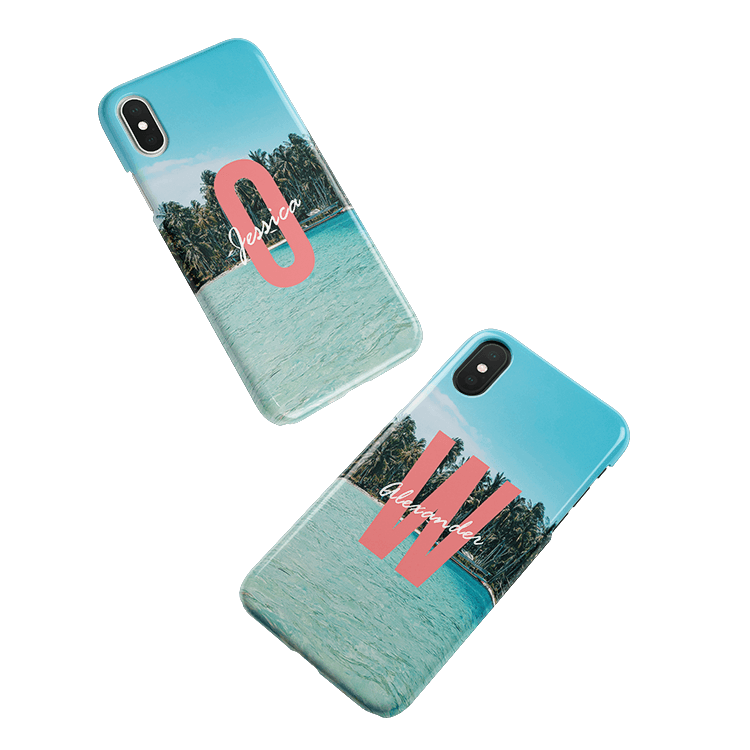 Put your monogram on a Samsung Galaxy S9 smartphone case